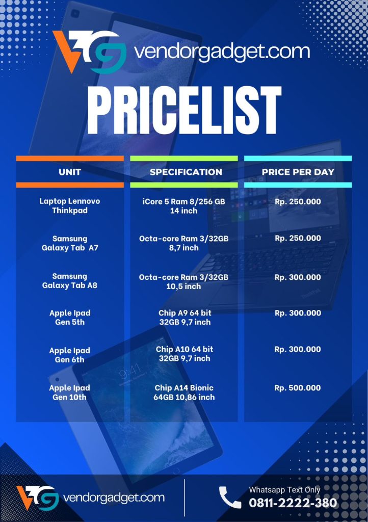 Daftar Harga Terbaru